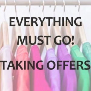 CLOSET CLEAR-OUT! EVERYTHING MUST GO